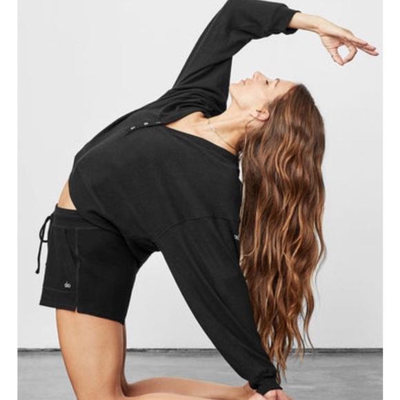 NWOT Waffle Crop Henley. Color sold out! - Picture 7 of 8